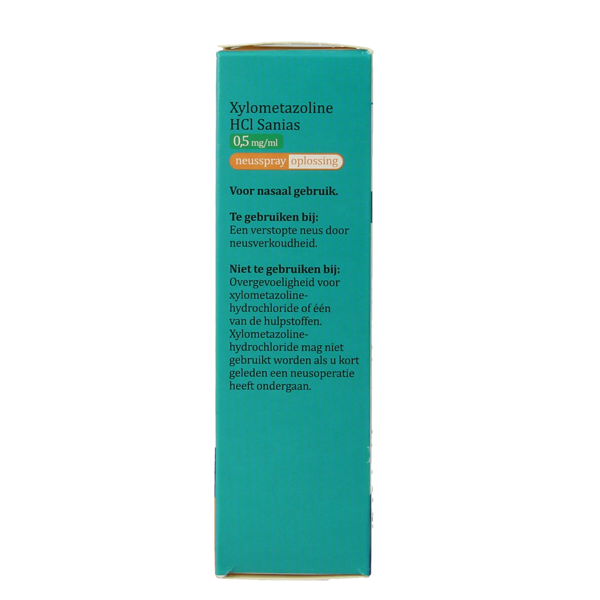 Sanias Xylometazoline HCI 0.50mg spray 10.00 Milliliter