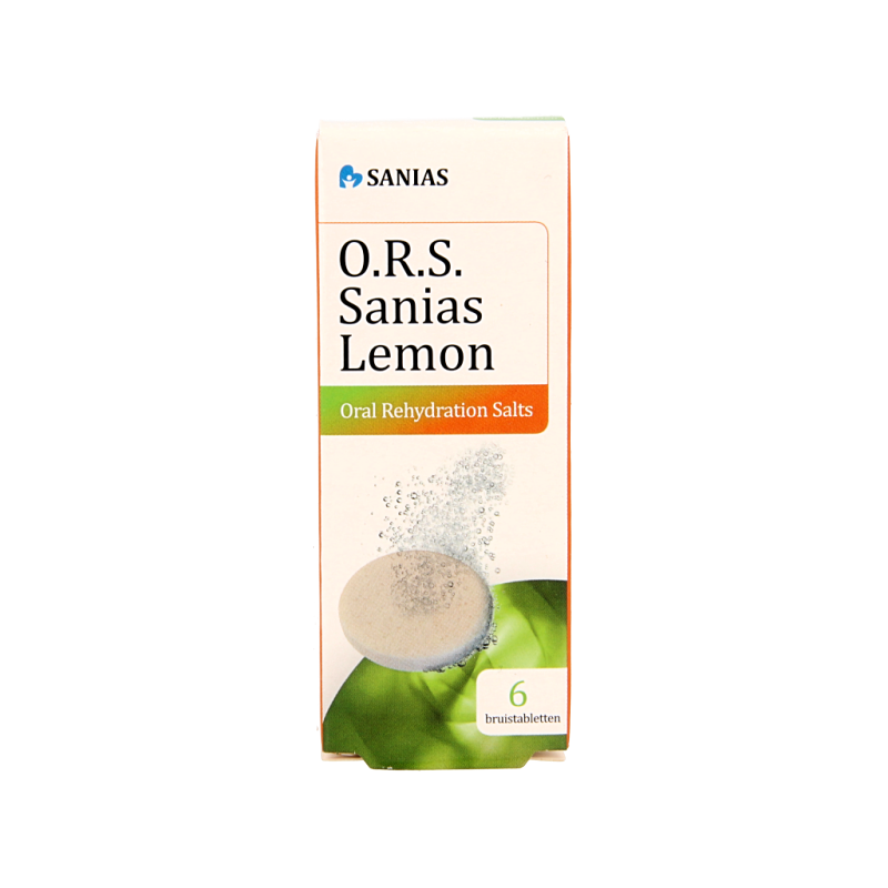 Sanias ORS lemon bruistablet 6 Stuks