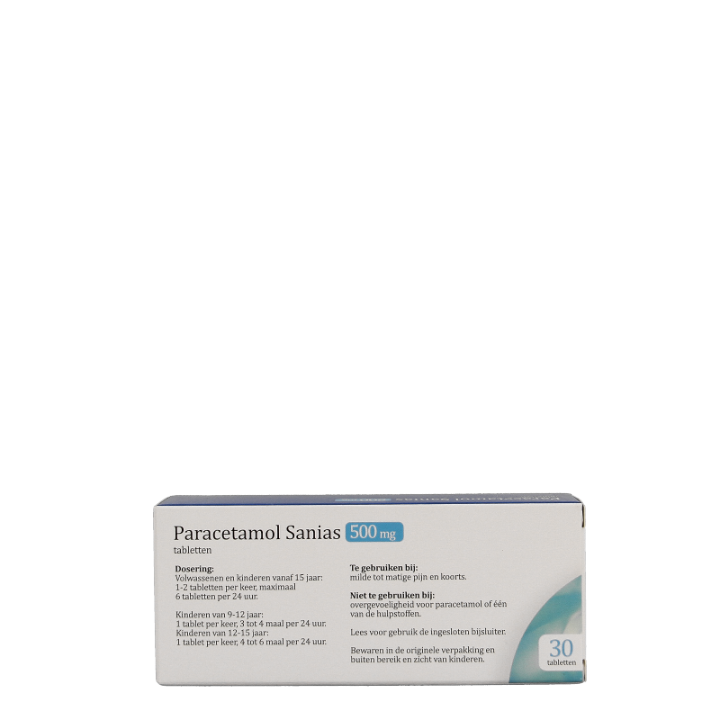 Sanias Paracetamol 500mg 30 Tabletten