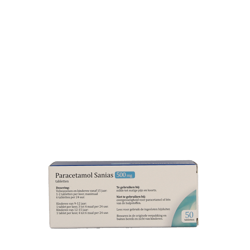 Sanias Paracetamol 500mg 50 Tabletten