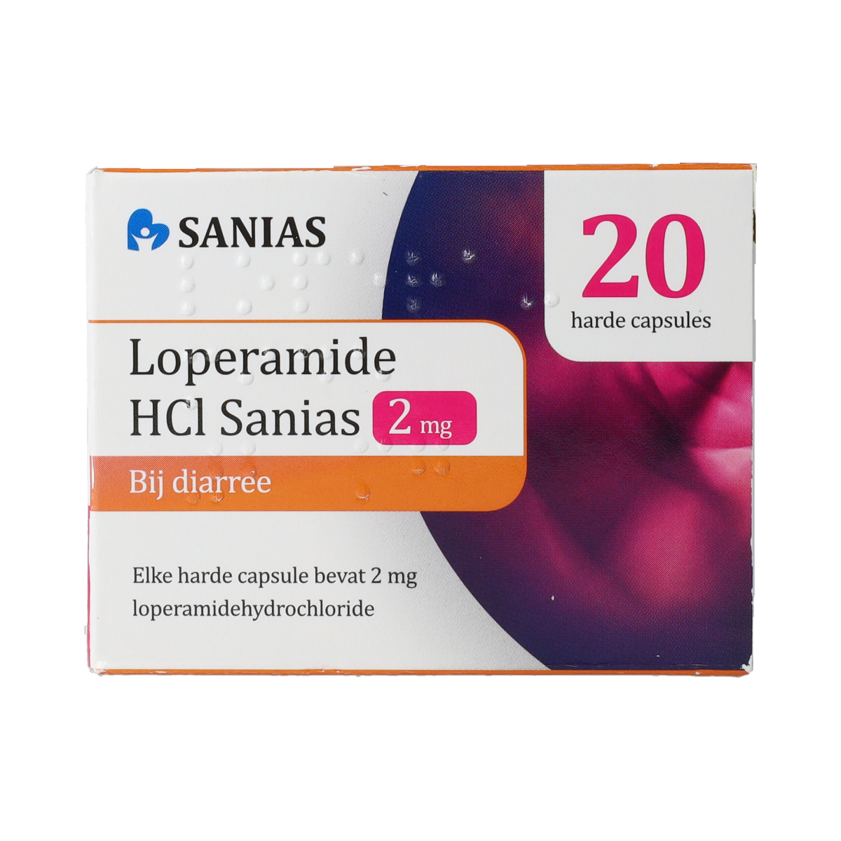 Sanias LOPERAMIDE HCL SANIAS CAPSULE 2 MG 20.00 Stuks