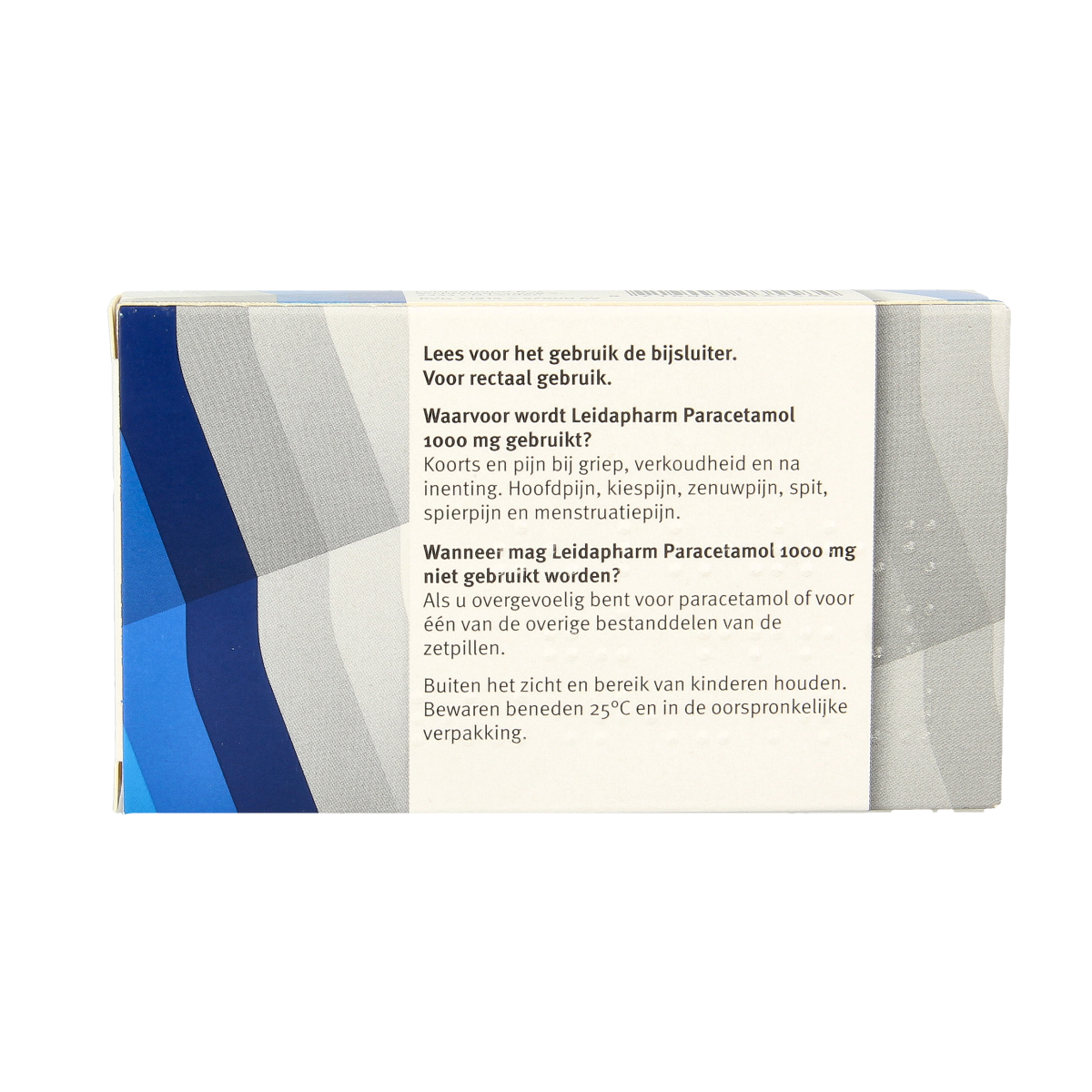 Leidapharm Paracetamol 1000mg zetpil 10.00 Zetpillen
