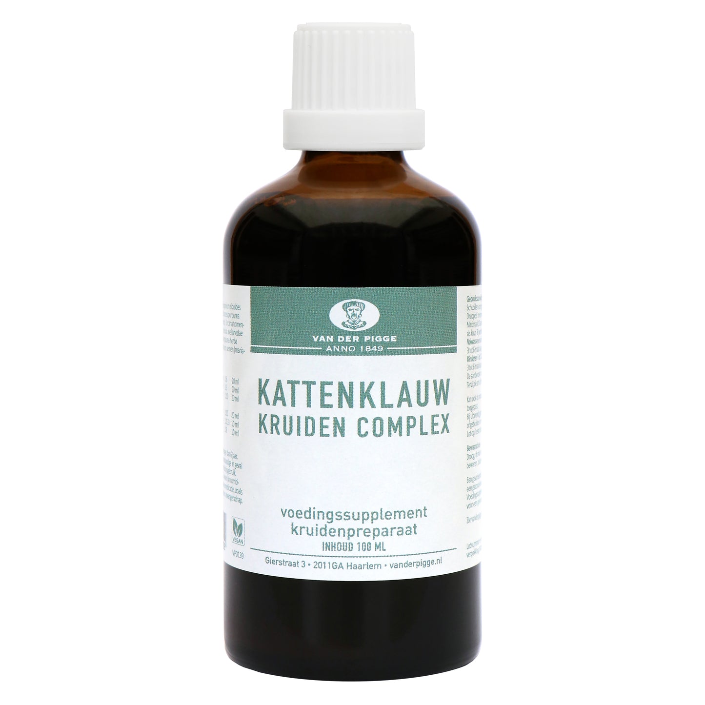 van der Pigge Kattenklauw kruiden complex 100.00 Milliliter