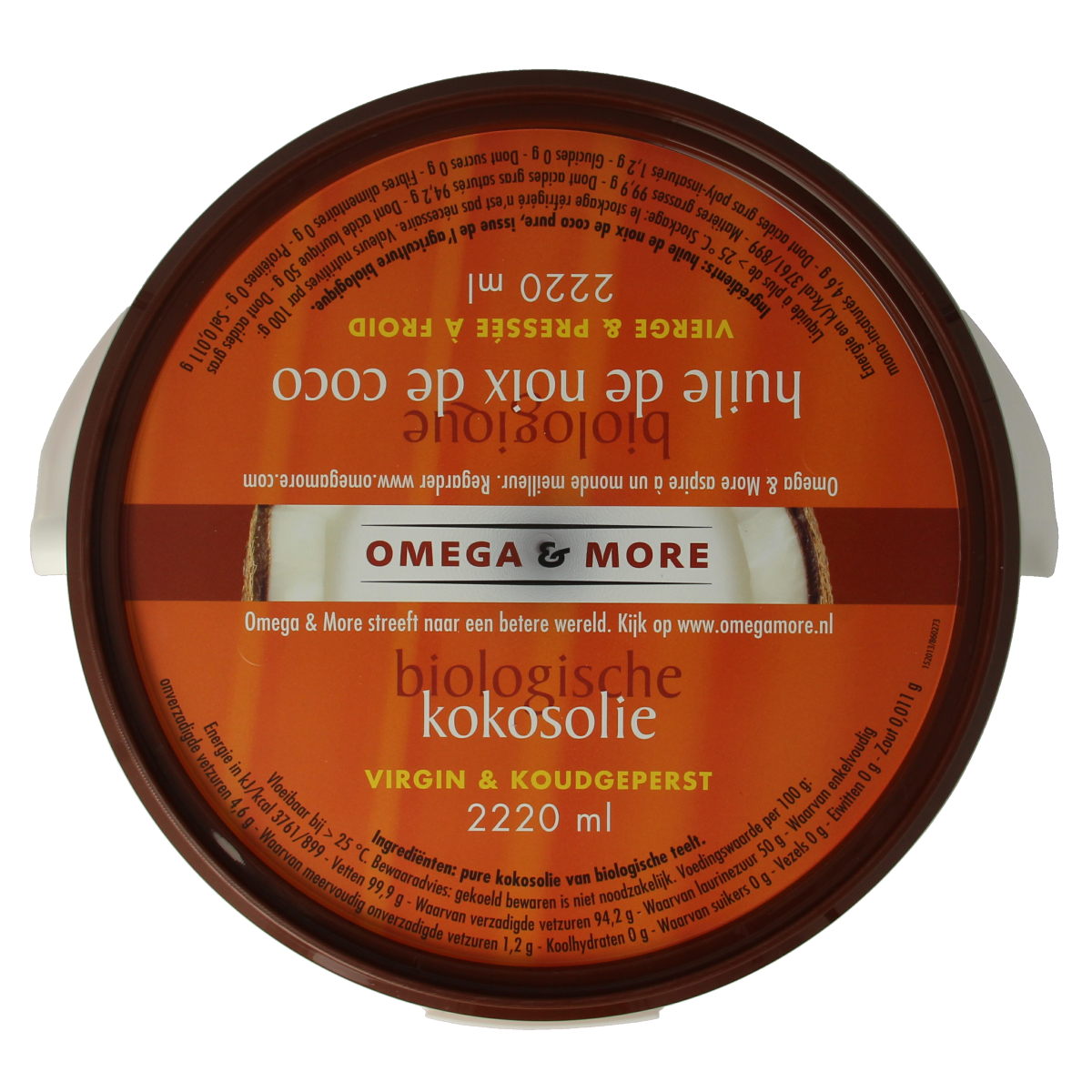 Omega & More Kokosolie extra virgin bio 2220.00 Milliliter