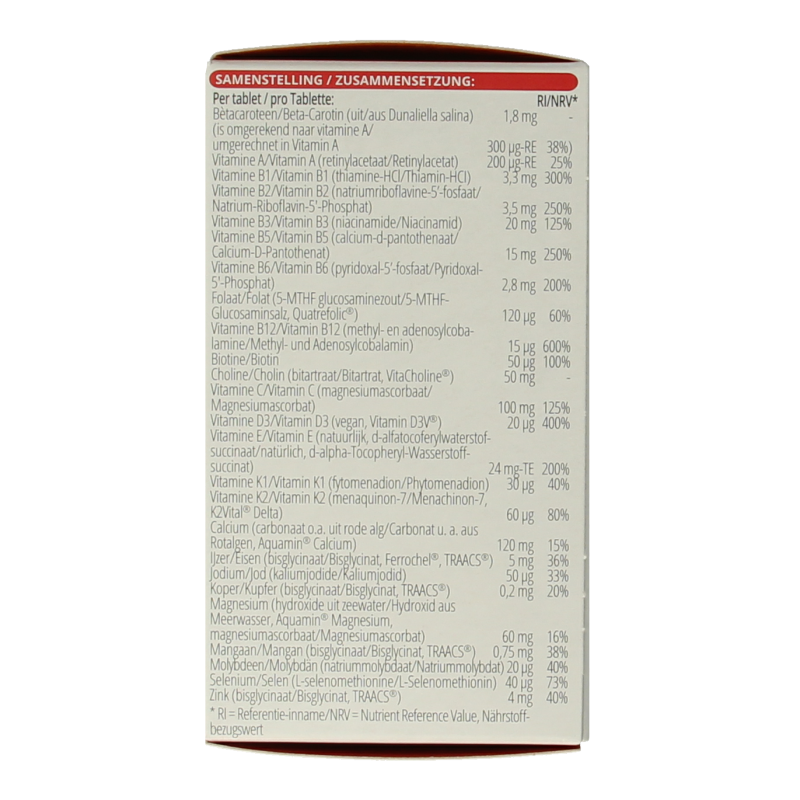 Vitals Elke dag basis 60 Tabletten