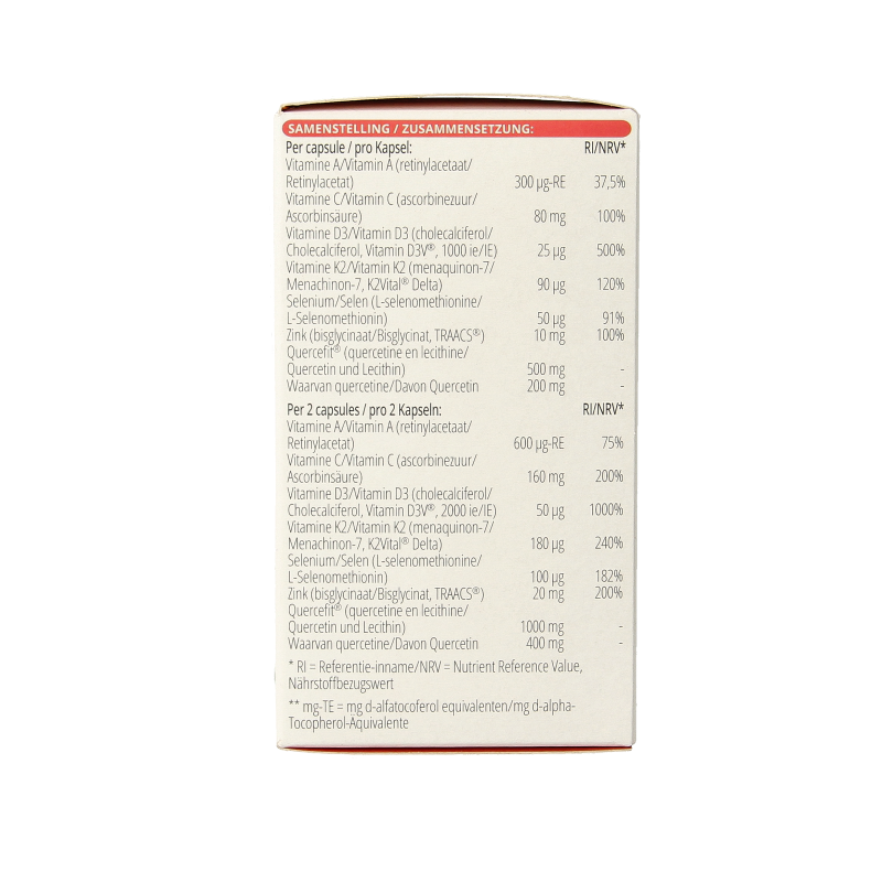 Vitals Immuunformule pro 60 Capsules