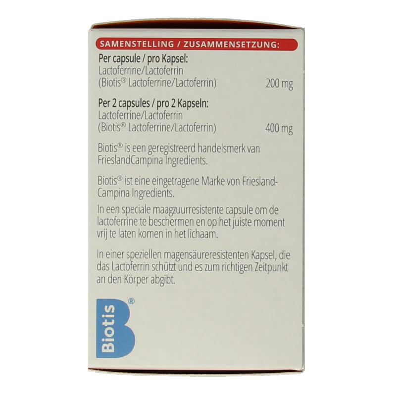 Vitals Lactoferrine-BT 60 Capsules