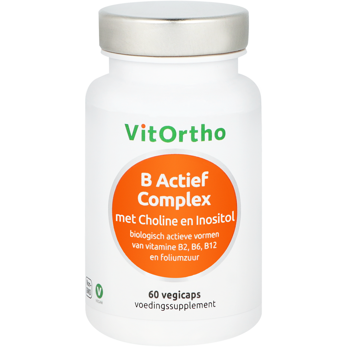 VitOrtho B Actief complex formule met choline en inositol 60.00 Vegetarische capsules