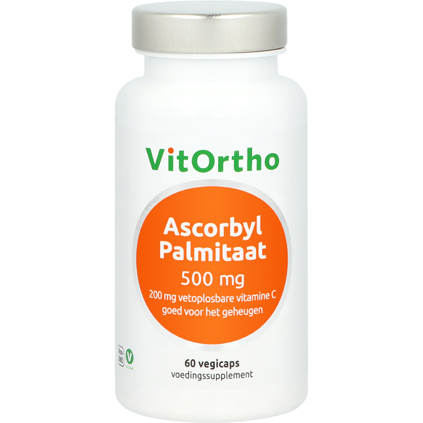 VitOrtho Ascorbyl palmitaat 500mg 60.00 Vegetarische capsules