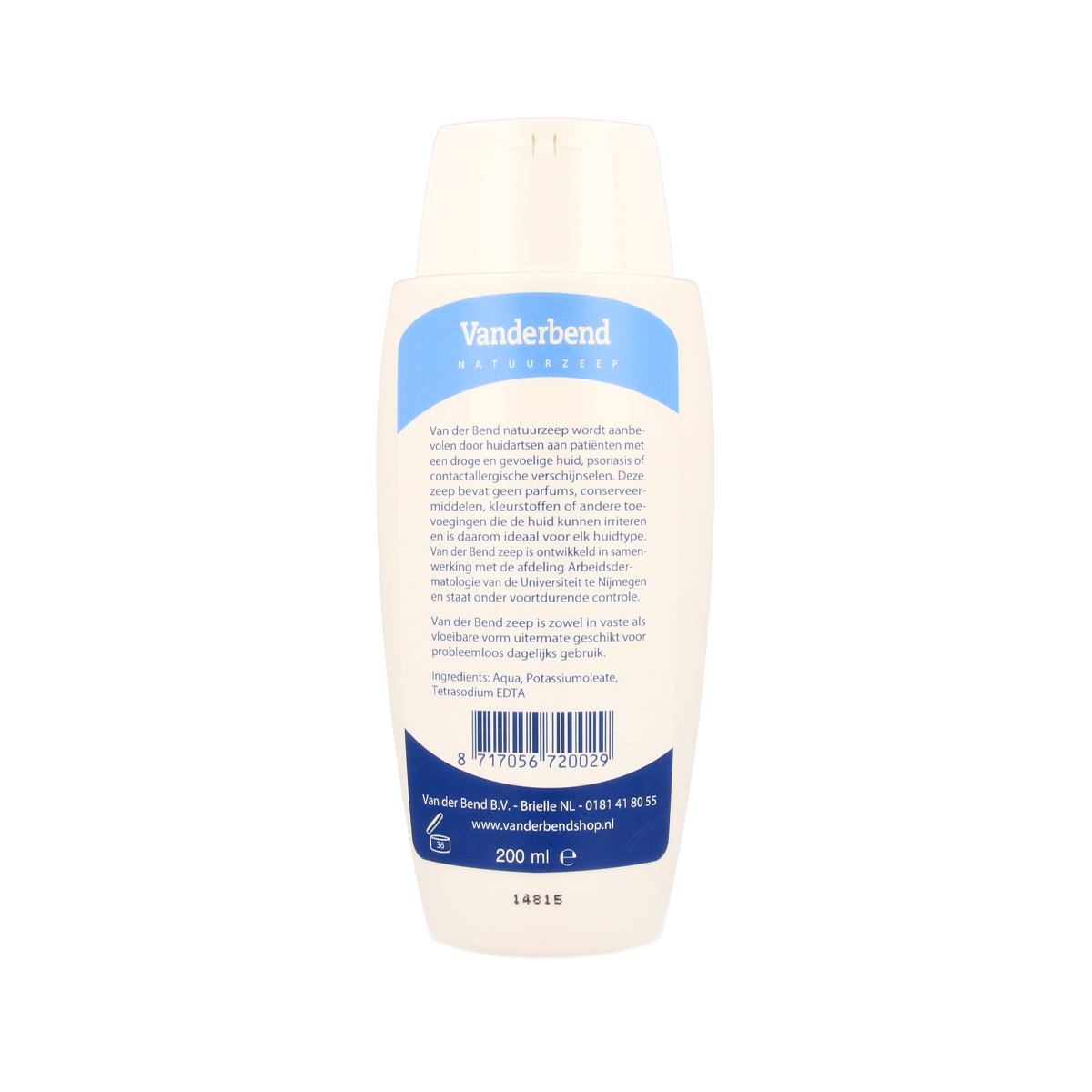 Van Der Bend Zeep vloeibaar 200.00 Milliliter
