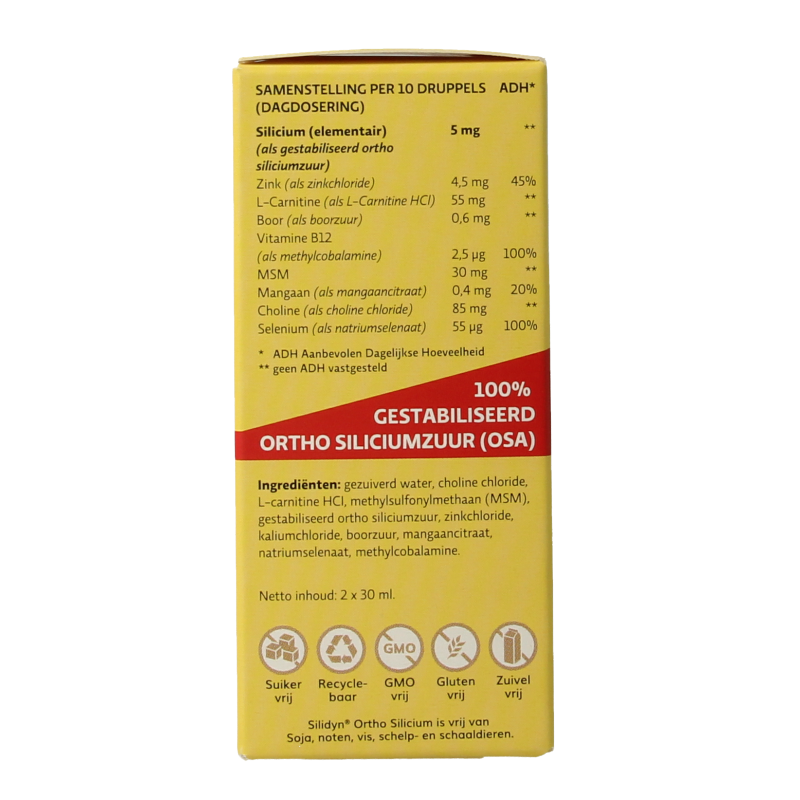 Silidyn Ortho silicium duoverpakking 2 x 30ml 60.00 Milliliter