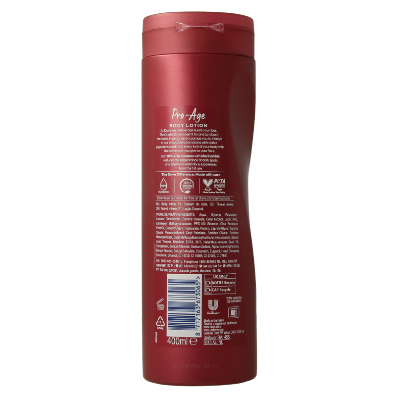 Dove Bodylotion pro age 400 Milliliter