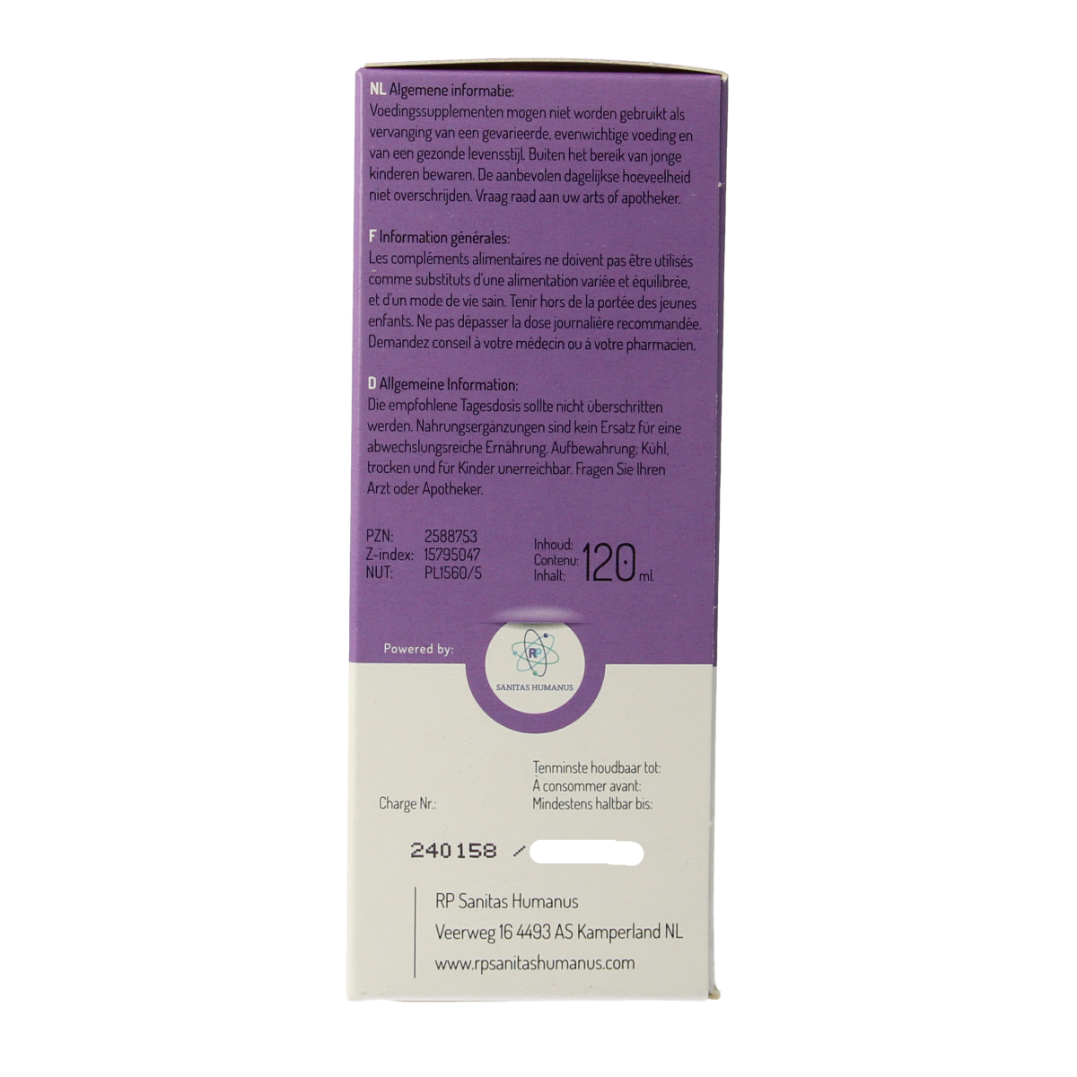 RPSH Oligo Fucus vesiculosus - Blaaswier 120.00 Milliliter