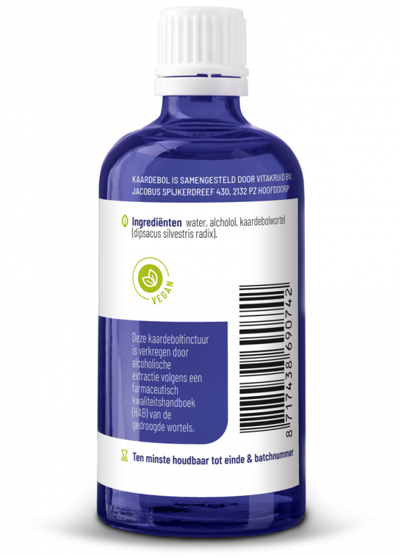 Vitakruid Kaardebol wortel tinctuur extractie volgens HAB 100 Milliliter