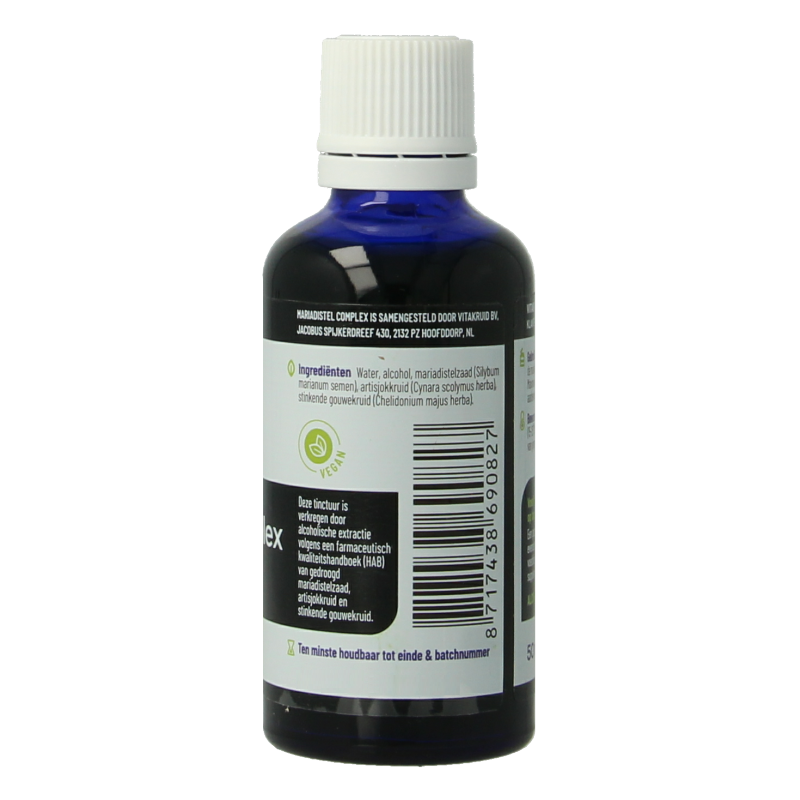 Vitakruid Mariadistel Complex tinctuur 1:5 met oa Artisjok 50 Milliliter