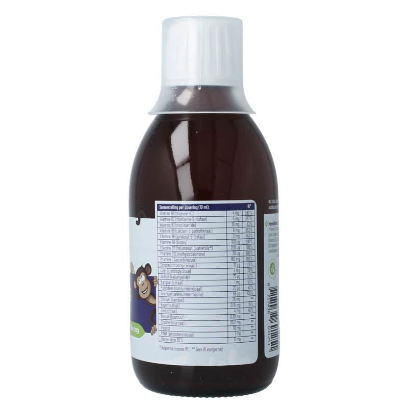 Vitakruid Multi Dag Junior 100% Vegan 300 Milliliter