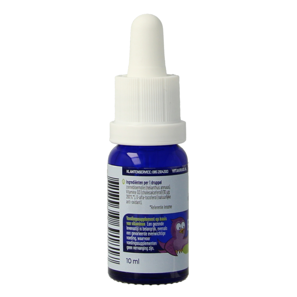 Vitakruid Vitamine D baby druppels 10.00 Milliliter