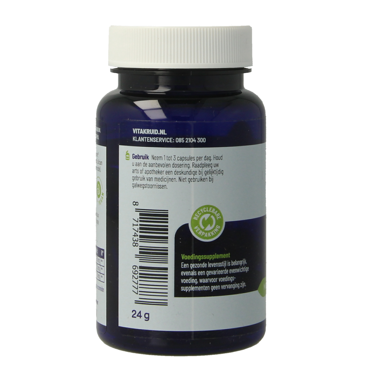 Vitakruid Curcuma C3-2X (95% curcuminoiden) met Bioperine 30.00 Vegetarische capsules