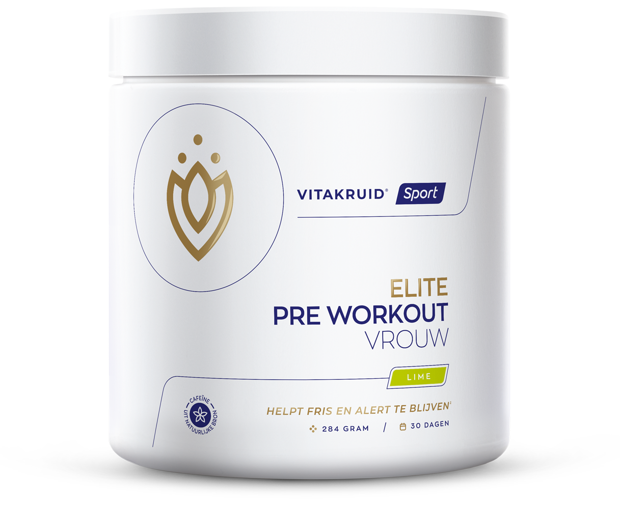 Vitakruid Elite pre workout vrouw 284.00 Gram