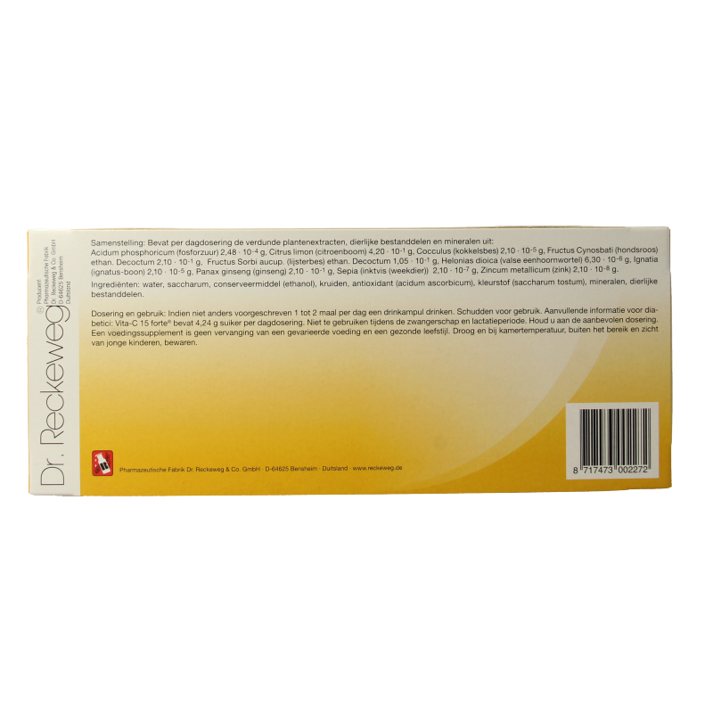 Reckeweg Vita-C 15 forte 12 Ampullen