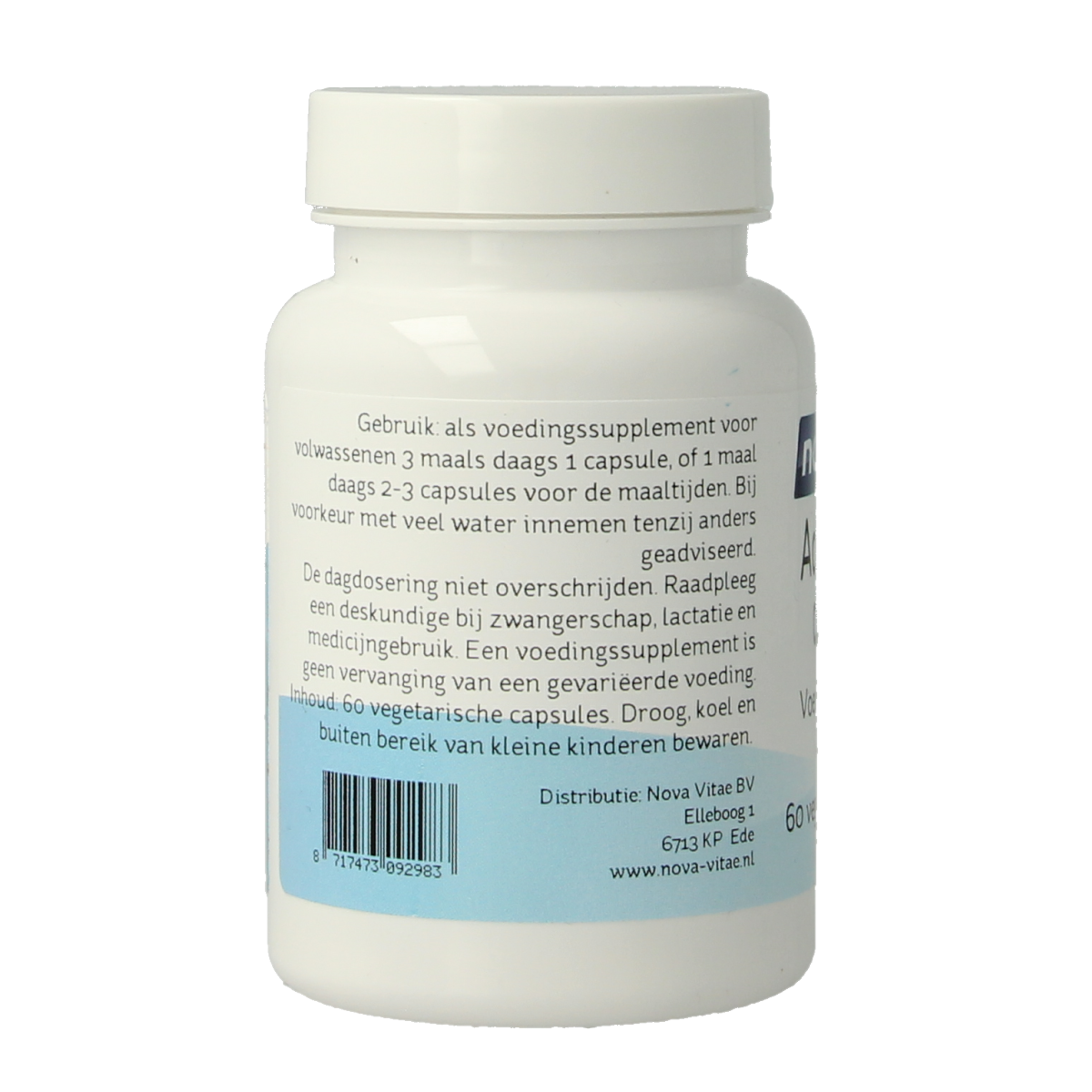 Nova Vitae Acidophilus complex 60.00 Vegetarische capsules