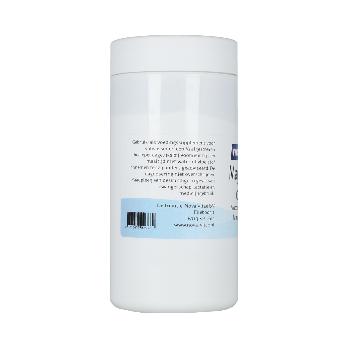 Nova Vitae Magnesium citraat poeder 250.00 Gram