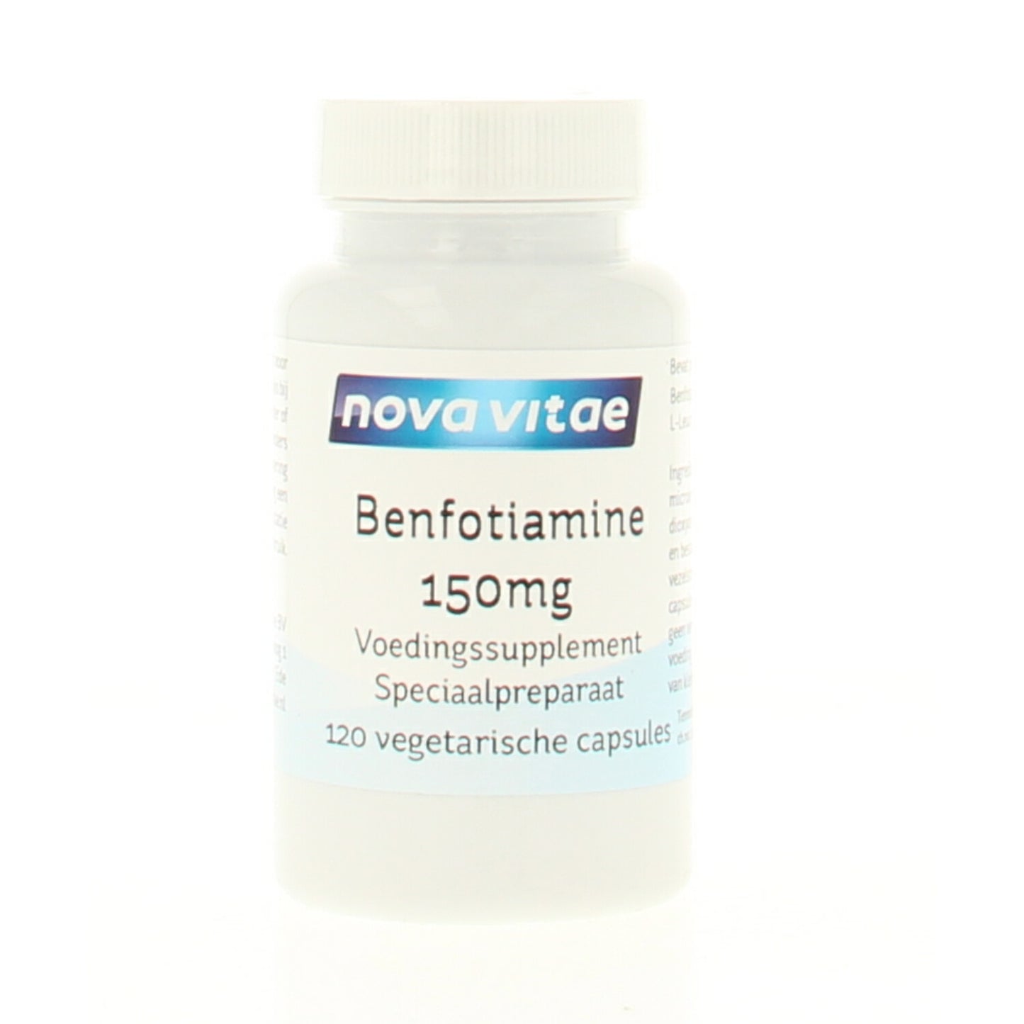Nova Vitae Benfotiamine (vitamine B1) 150mg 120.00 Vegetarische capsules