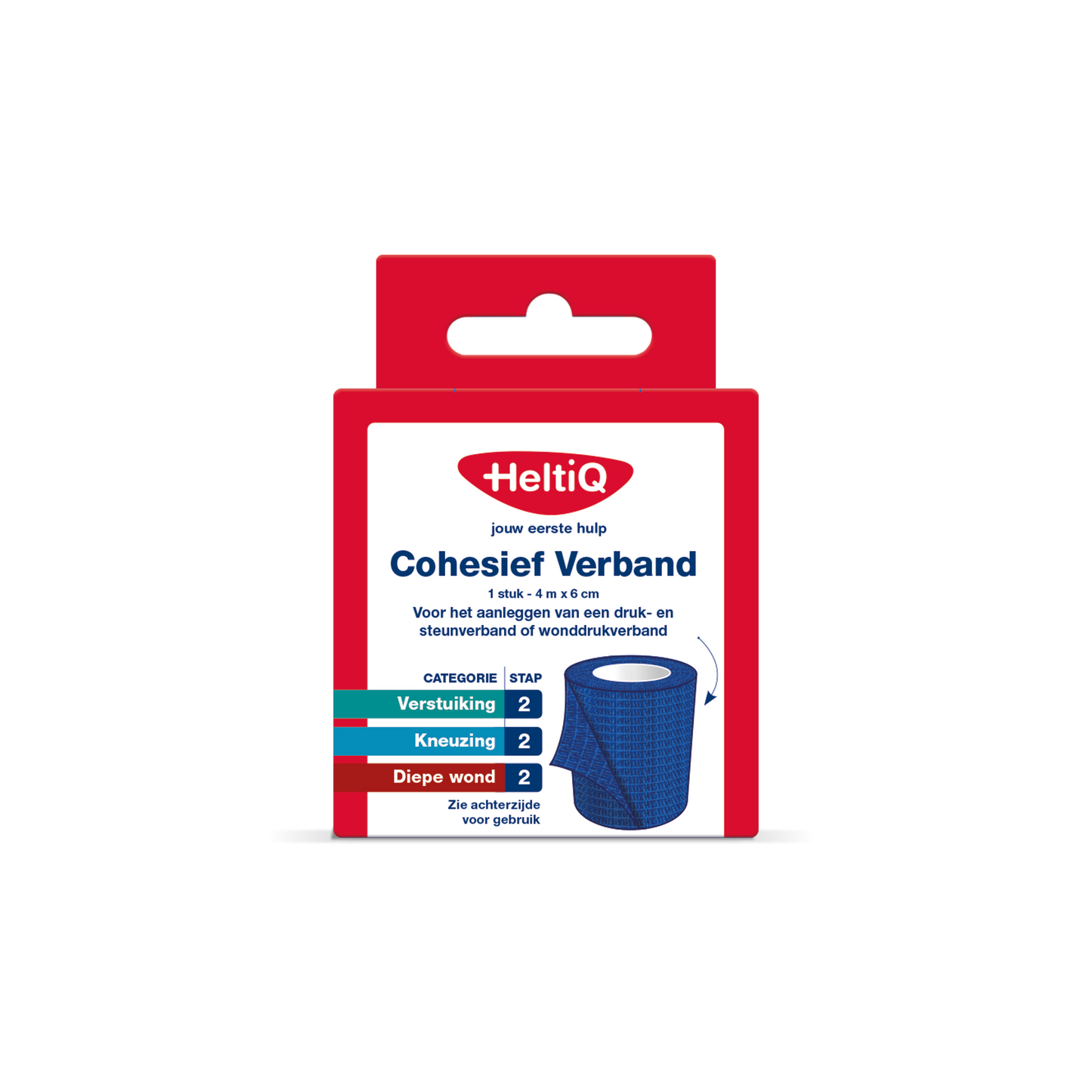 Heltiq Cohesief verband 4m x 6cm 1.00 Stuks