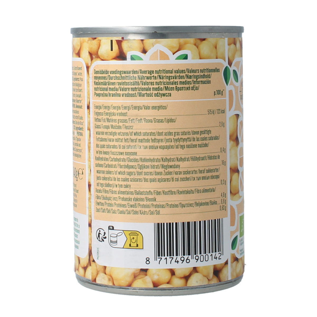 Bioidea Kikkererwten bio 400.00 Gram