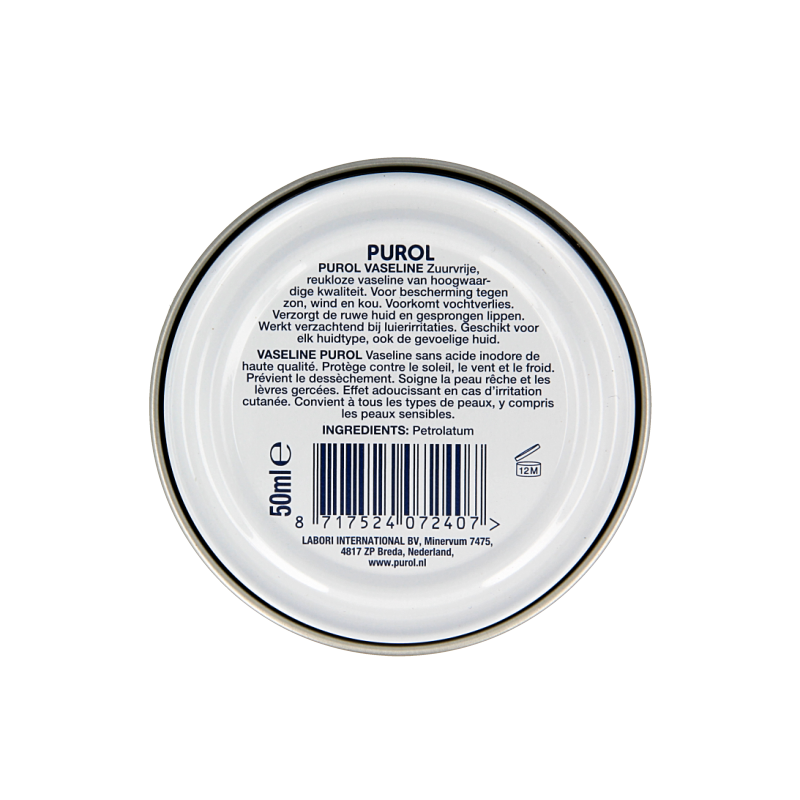 Purol Vaseline blikje 50.00 Milliliter