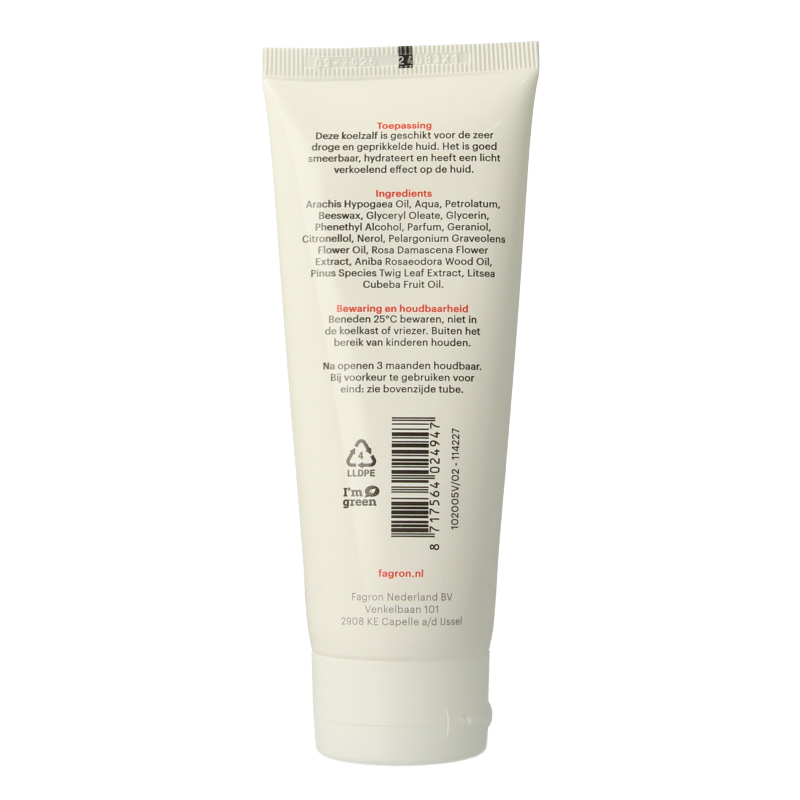 Fagron Koelzalf met 20% vaseline 100.00 Gram