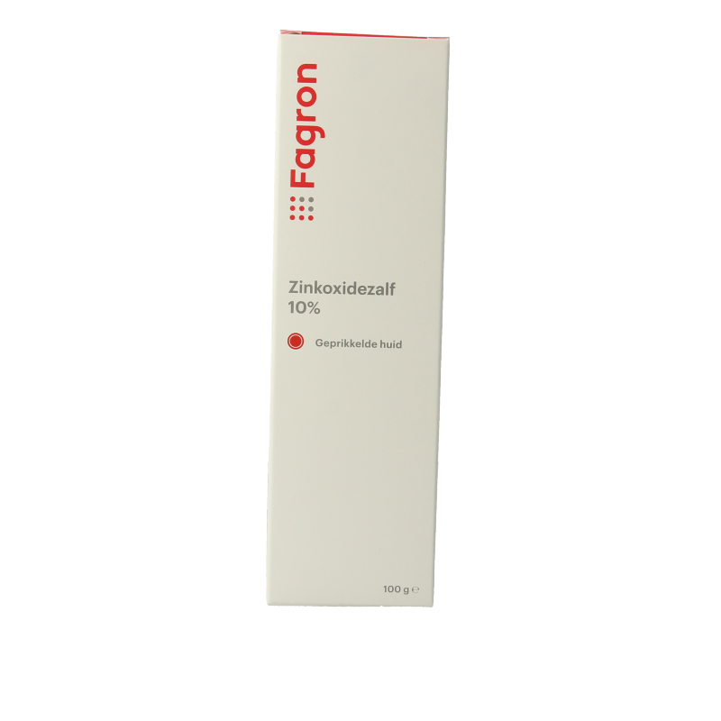 Fagron Zinkoxidezalf 10% met doos en bijsluiter 100 Gram