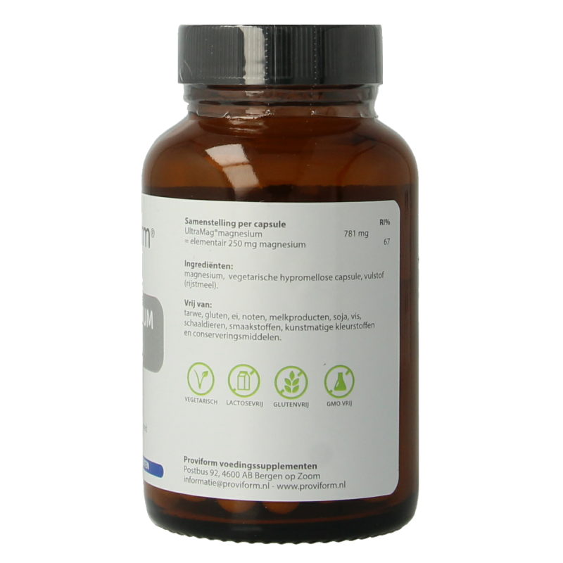 Proviform Magnesium ultra 250mg 30 Vegetarische capsules