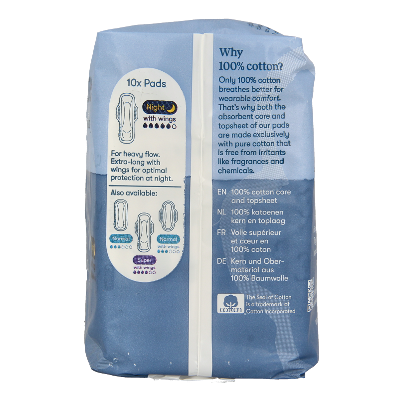 Sanature Maandverband ultra night 10 Stuks