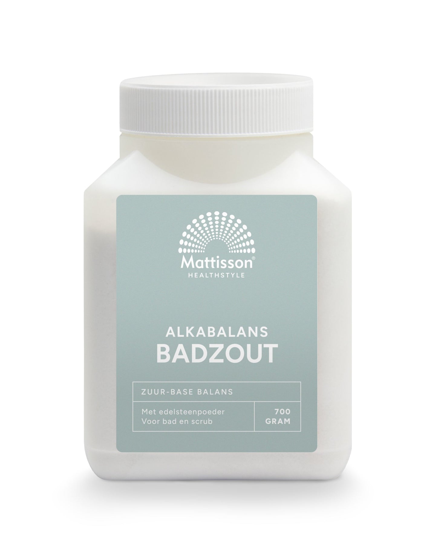 Mattisson Alkabalans zuur base badzout PH 8.0 700.00 Gram