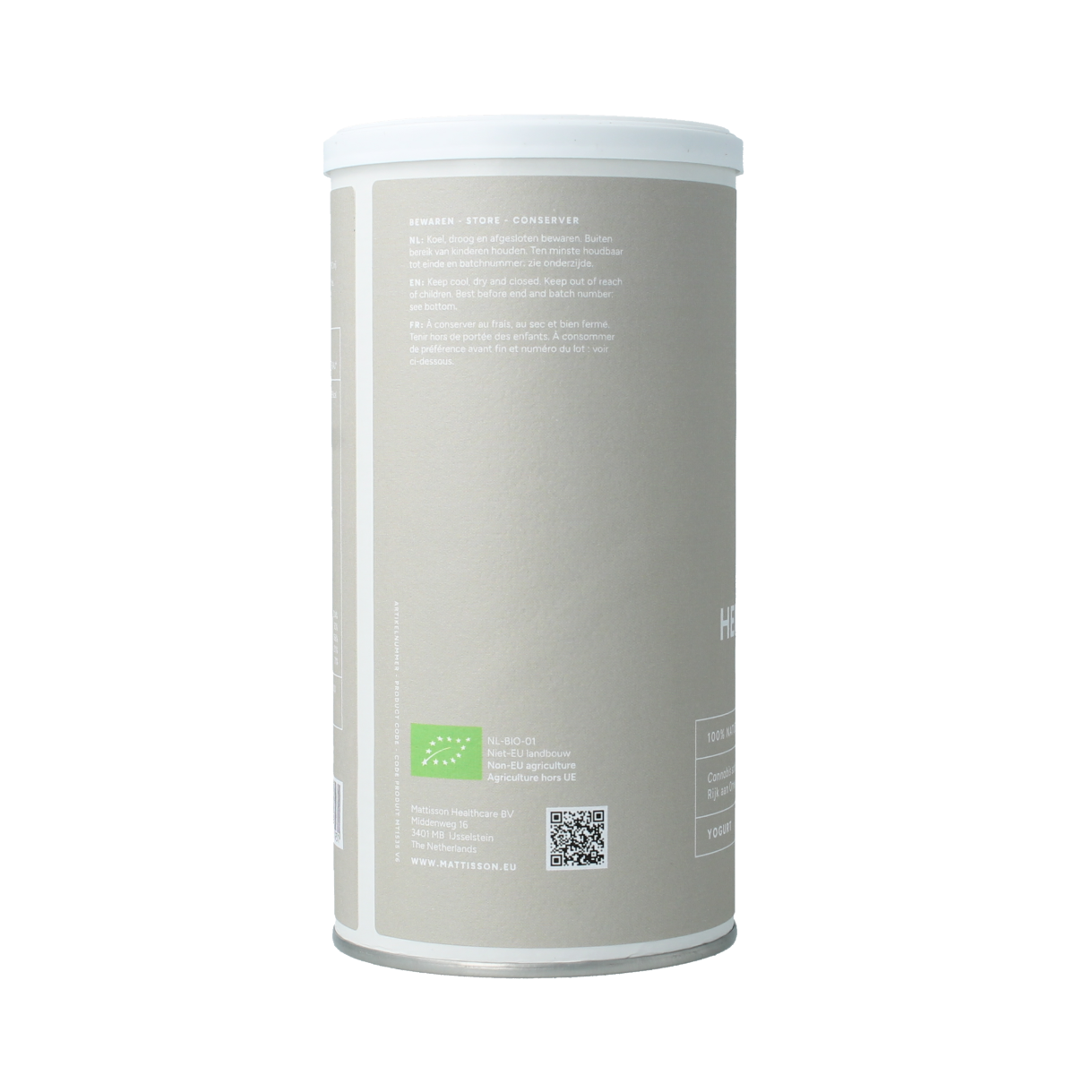 Mattisson Hennepzaad gepeld bio 250.00 Gram