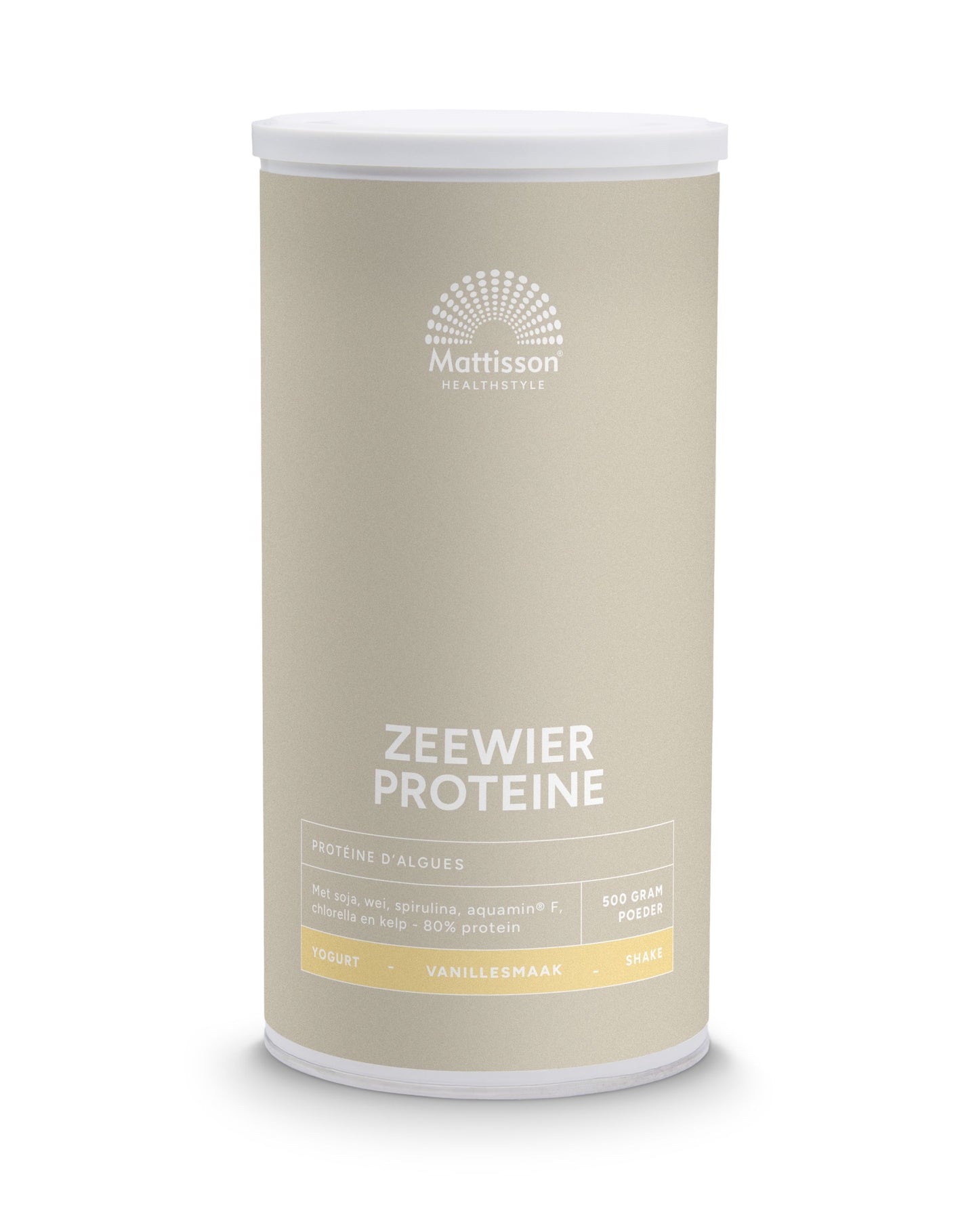 Mattisson Absolute zeewier eiwit vanille 500.00 Gram