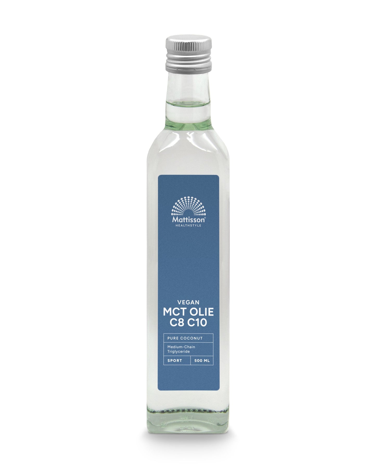 Mattisson MCT olie coconut blend 60% caprylic acid 500.00 Milliliter