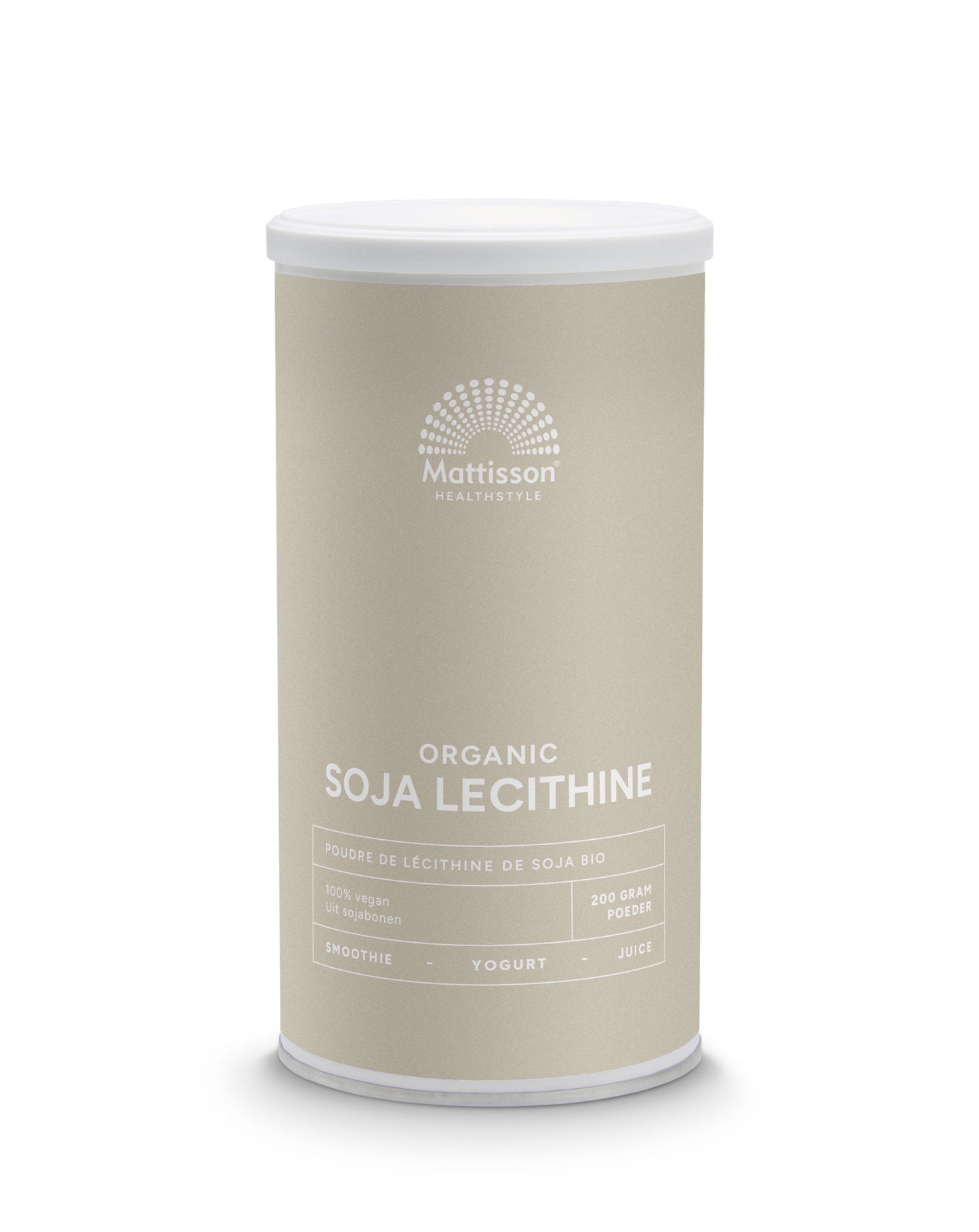 Mattisson Soja lecithine poeder bio 200.00 Gram