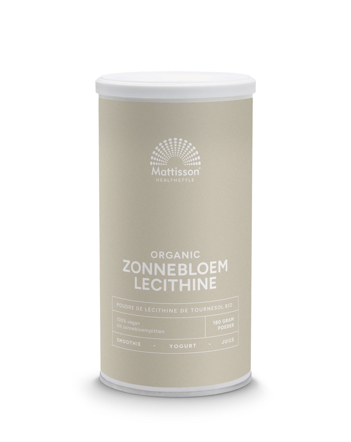 Mattisson Zonnebloem lecithine poeder bio 180.00 Gram