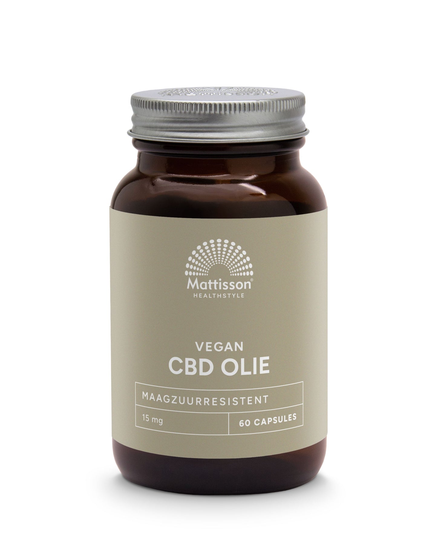 Mattisson CBD olie 15mg 60 Vegetarische capsules