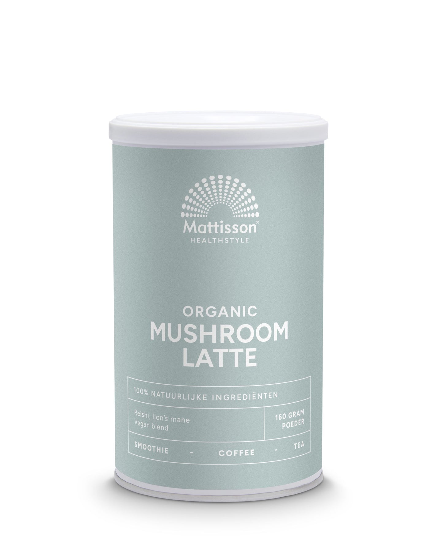 Mattisson Mushroom Latte Reisi, Lions mane bio 160.00 Gram