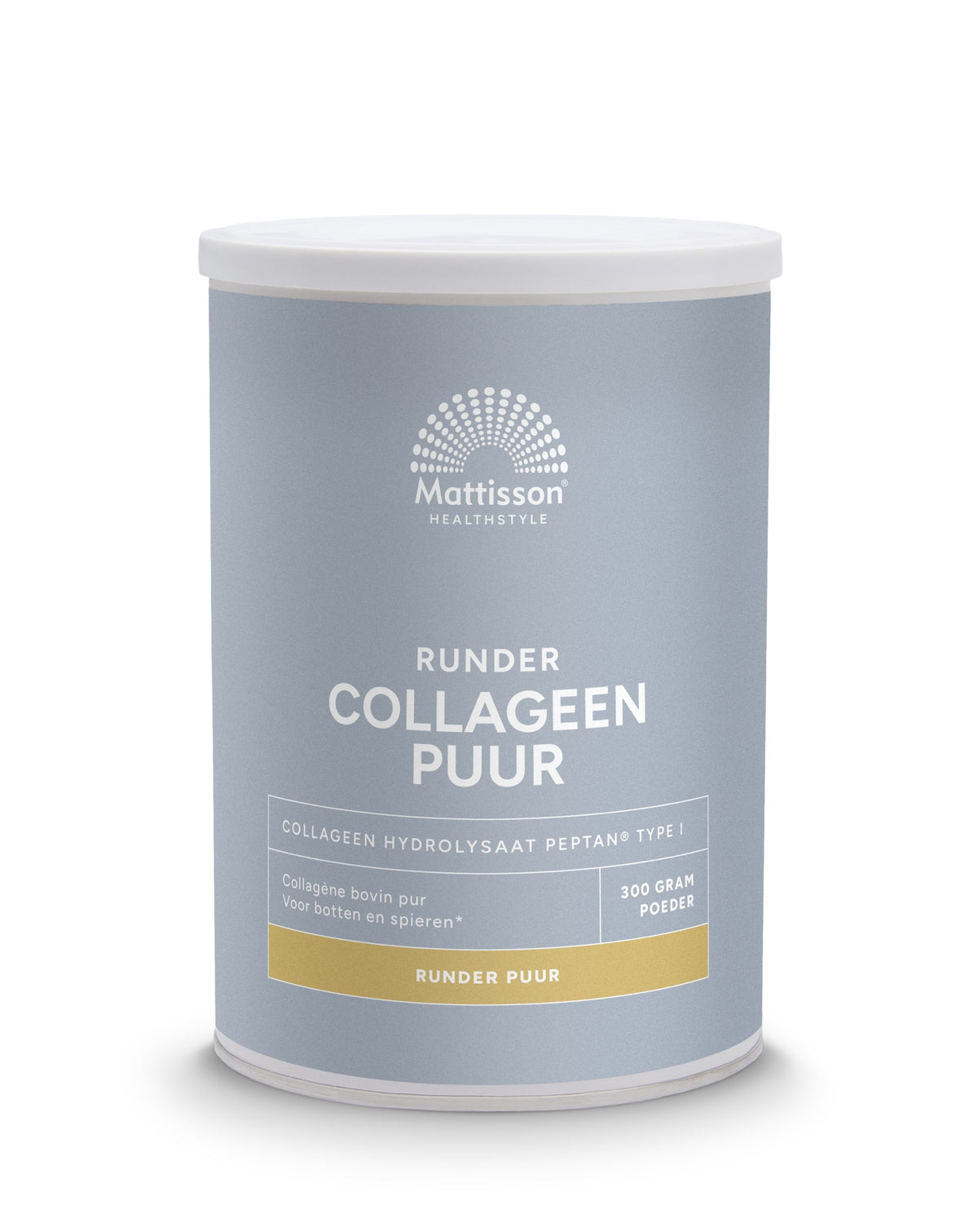 Mattisson Runder collageen poeder Peptan 300.00 Gram