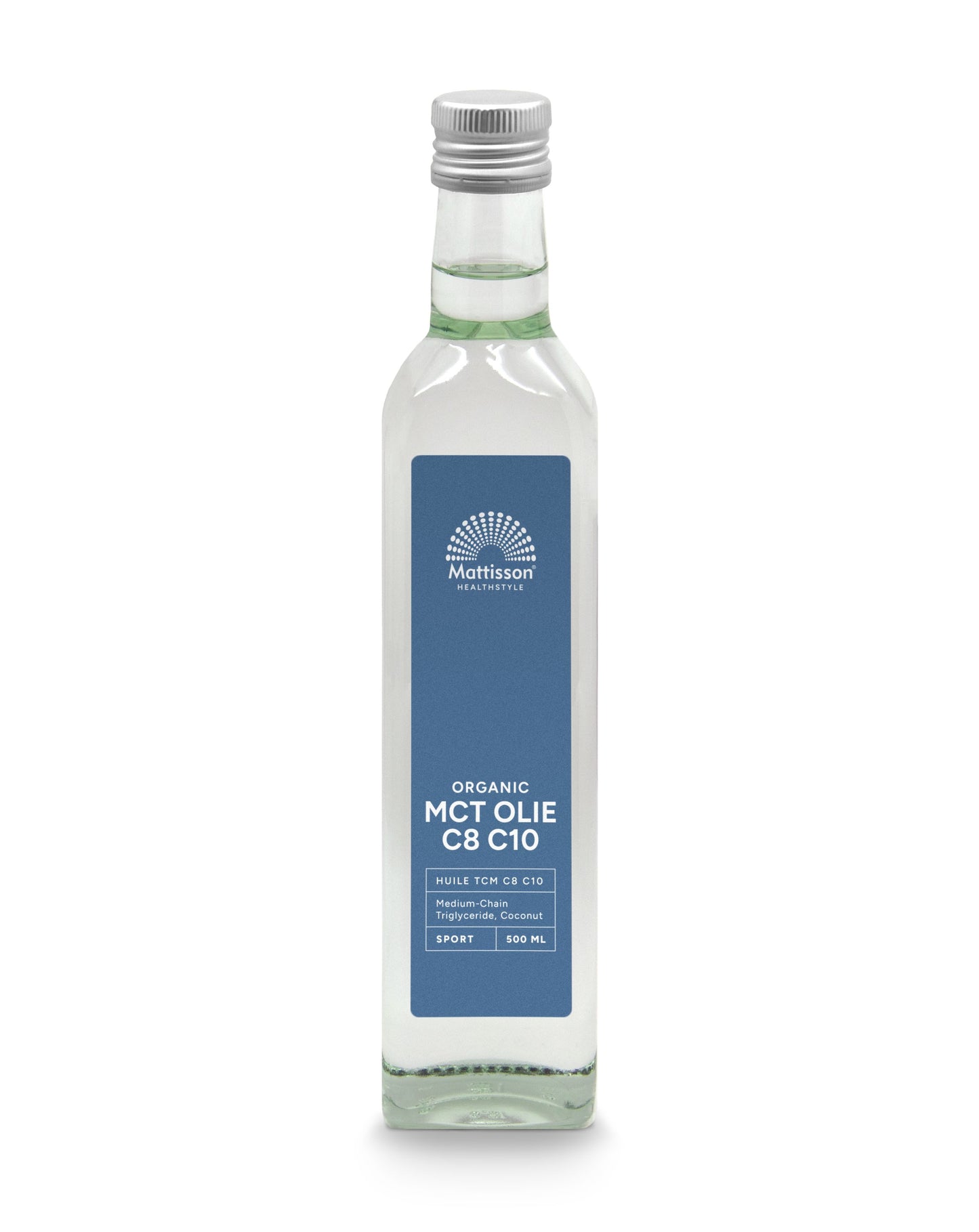 Mattisson MCT olie C8 C10 blend bio 500.00 Milliliter