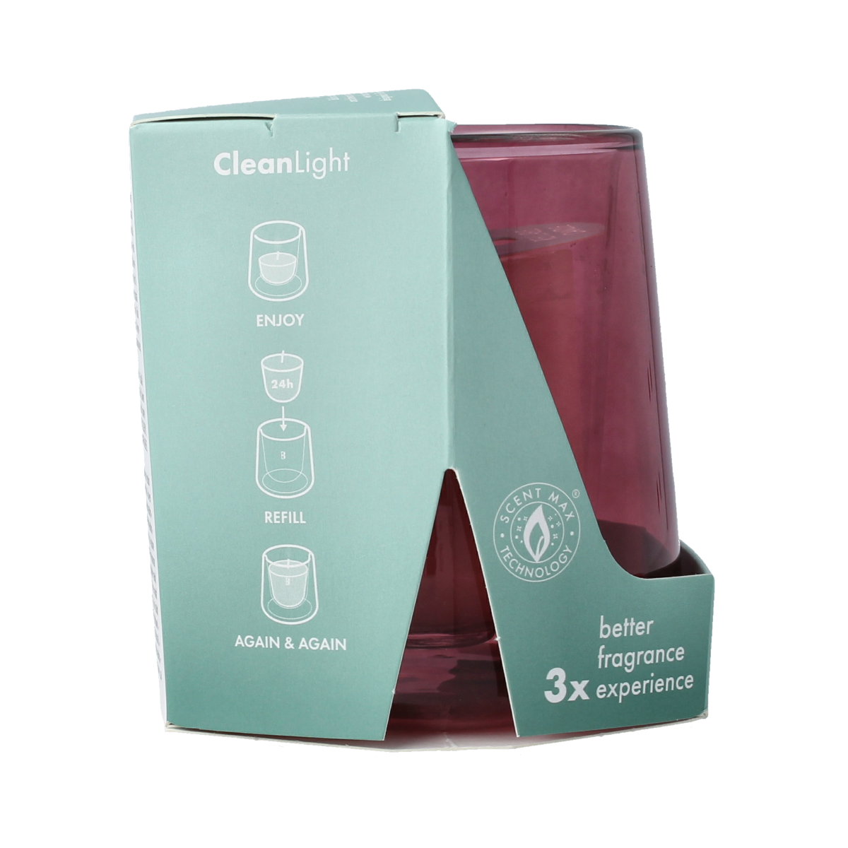 Bolsius Clean light startkit cedarwood & vetiver 1.00 Stuks