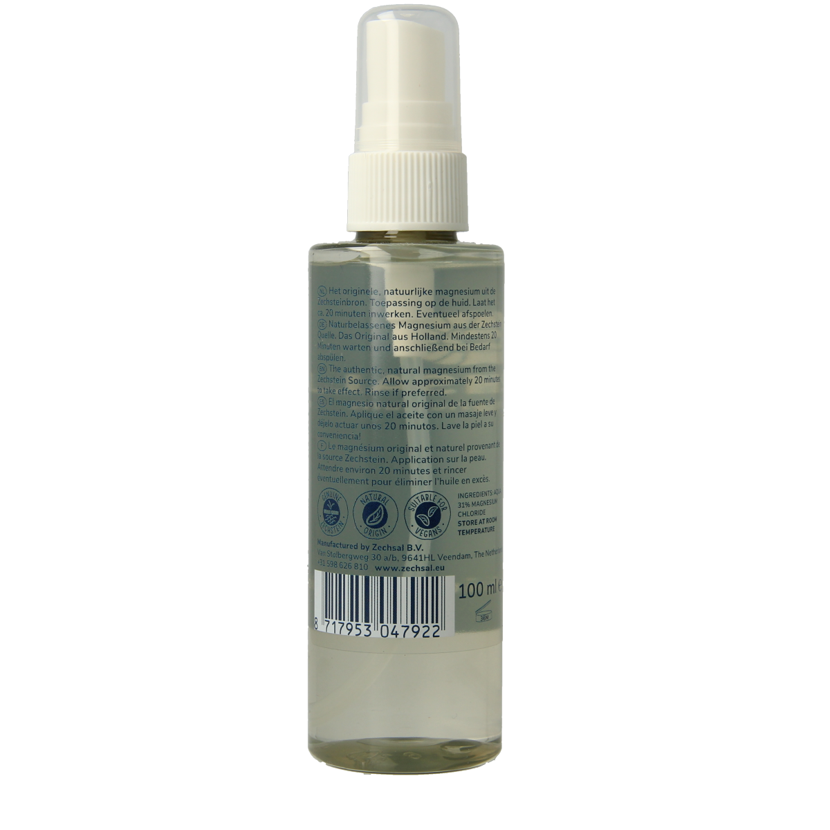 Zechsal Magnesium olie spray 100.00 Milliliter