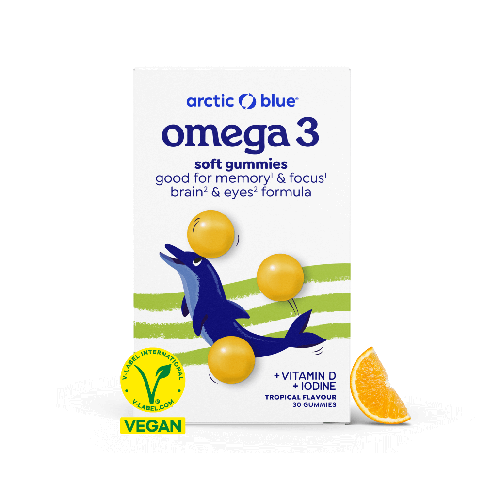 Arctic Blue Omega 3 gummie vegan 30 Gummies