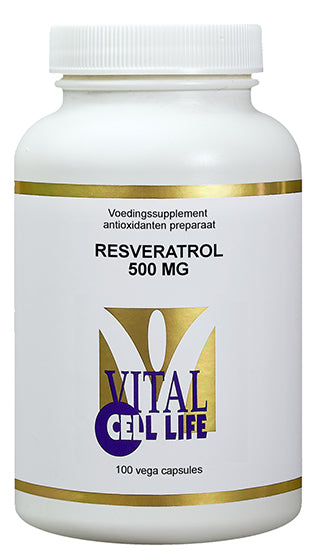 Vital Cell Life Resveratrol 500mg 100.00 Capsules