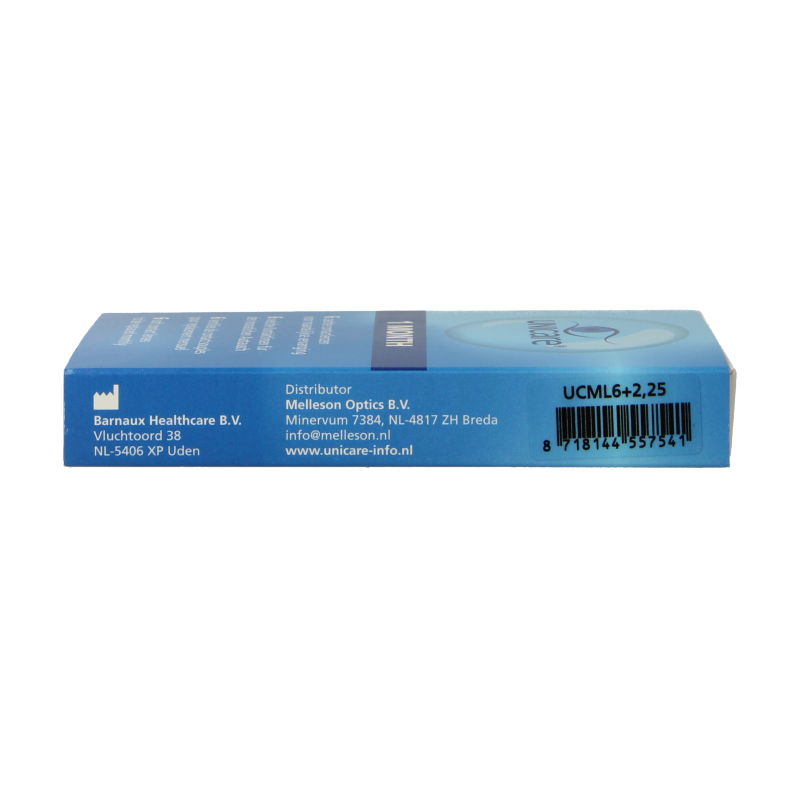 Unicare Maandlenzen +2.25 6 Stuks