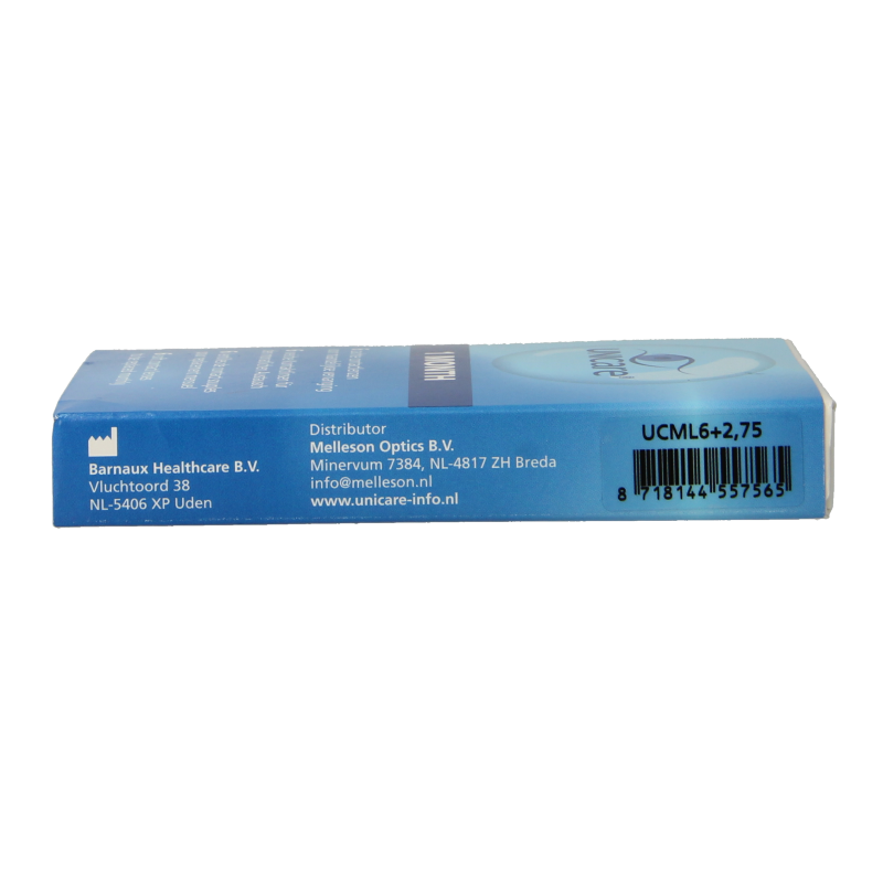 Unicare Maandlenzen +2.75 6 Stuks